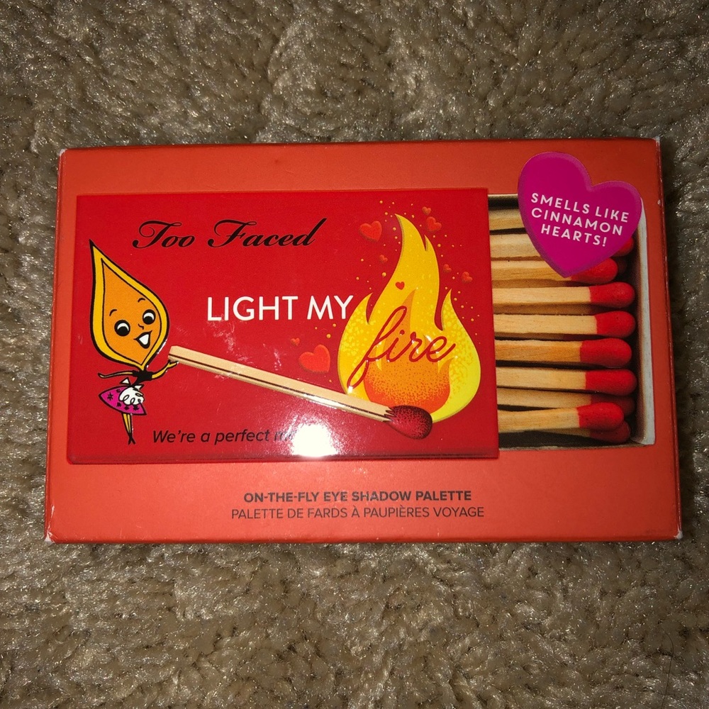 BRAND NEW too faced light my fire eyeshadow palette